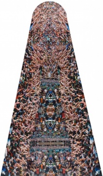 《利維坦》 375x250cm 布面丙烯油畫 2010
