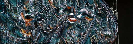 《死亡誕生之前》 200x600cm 布面丙烯油畫 2009-2010
