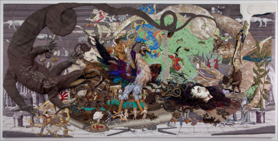 Xu Zhen, Produced by MadeIn, Fearless, 2012, Mixed media on canvas, 124 716 x 253 1516 in. (316 x 645 cm)

? Xu ZhenMadeIn, Courtesy of Long March Space, Beijing
