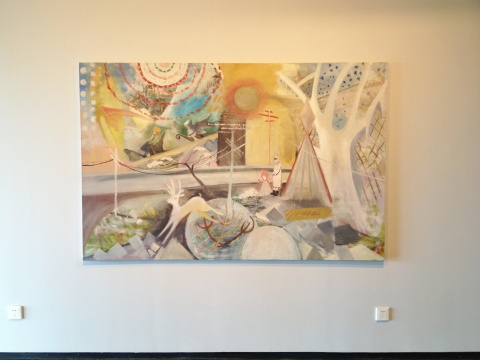 李泉山的作品《你將遇見一只企鵝》
李泉山的作品《你將遇見一只企鵝》