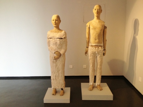 楊松的作品《母親》與《父親》
楊松的作品《母親》與《父親》