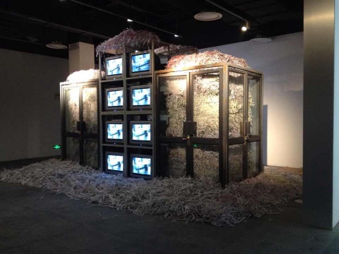 魏光慶裝置作品《真相》
