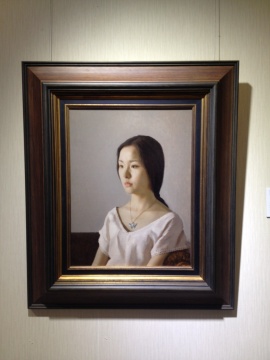 來源 《蝴蝶項(xiàng)鏈》 65X50cm 布面油畫 2014