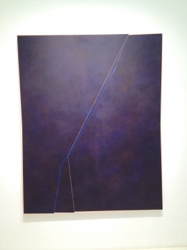 錢(qián)佳華 《支點(diǎn)》 200×160cm 布面丙烯 2015
