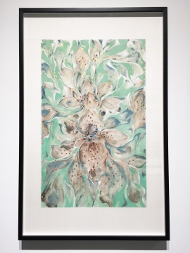 潘汶汛 《采綠系列之煥爛》  96×60cm    紙本水墨設(shè)色    2015
