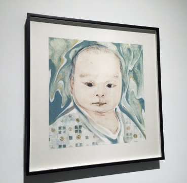 潘汶汛 《麓》  60×60cm    紙本水墨設(shè)色    2015
