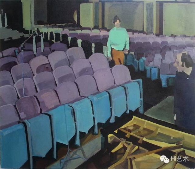《09：18：43》 140×120cm 布面油畫 2011