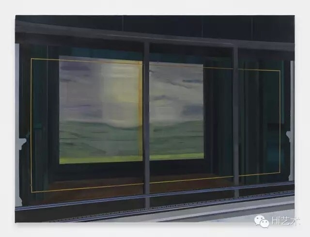 《紡織風(fēng)景》 111.8×152.4cm 布面油畫 2014
