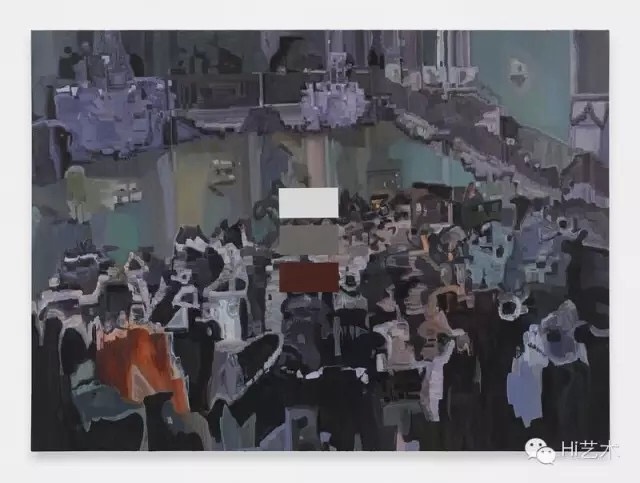 《舞廳#1》 111.8×152.4cm 布面油畫 2014
