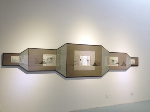 劉玉潔作品《山間圖》