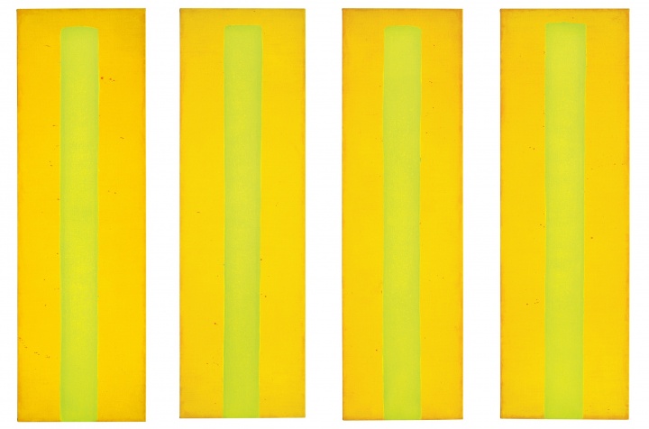 《0506》 170×50cm×4 布面丙烯 2005
