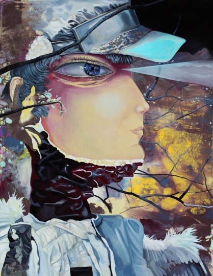 《旅行之探索版》 120×150cm 布面油畫 2015
