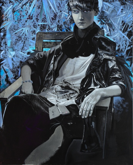 《閱讀課》120×150cm 布面油畫 2015
