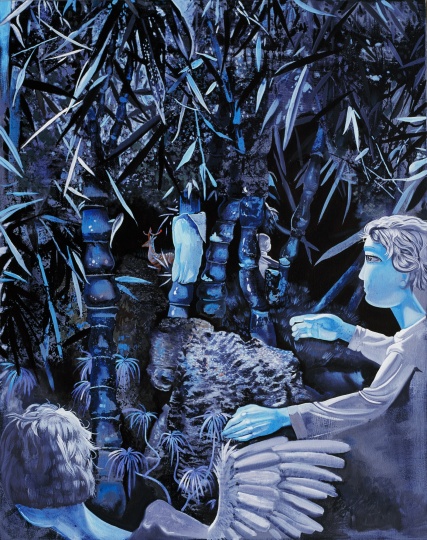 《竹林NO.1》120×150cm 布面油畫 2015
