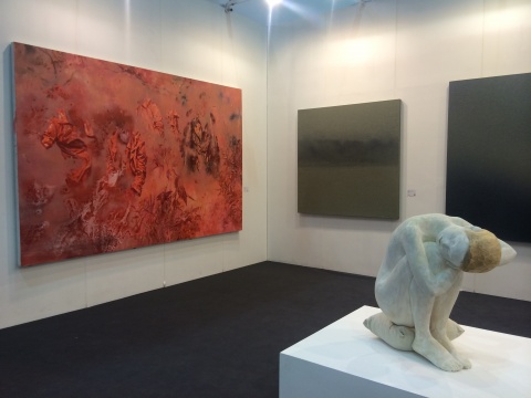 “2011—2014青年藝術(shù)100回顧展”展覽現(xiàn)場(chǎng)
