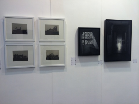 “2011—2014青年藝術(shù)100回顧展”展覽現(xiàn)場(chǎng)，許果作品現(xiàn)場(chǎng)