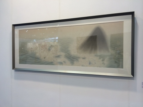 劉少媛作品《一浪一石》
