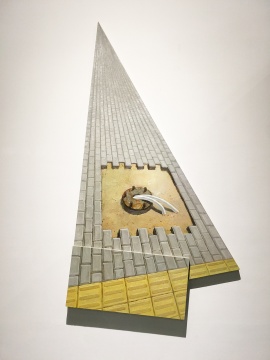 藏坤坤   《容器》   250×145cm   布面油畫   2014
