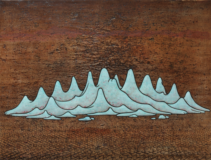 郝建濤 《混沄之往No.25》 110×150cm 布面綜合材料  2015
