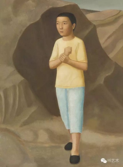 段建偉 《少年》 135×100cm 布面油畫 2014
