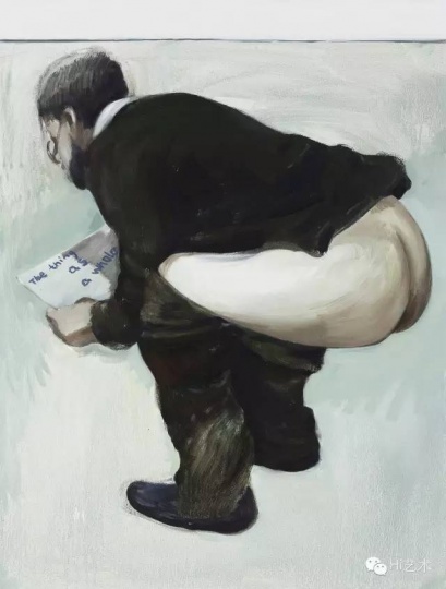 翟倞 《藝術(shù)問題》 100x80 cm 布面油畫 2015
