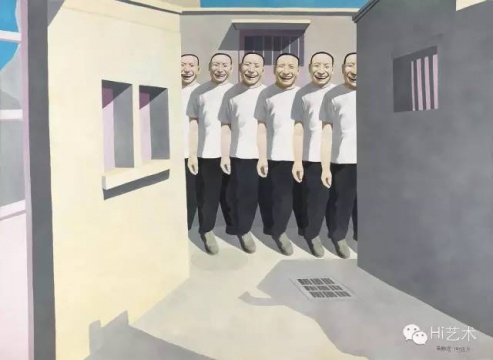 岳敏君《正午陽(yáng)光》182 x 250cm 布面油彩 1993 估價(jià)：900至1200萬(wàn)港元
