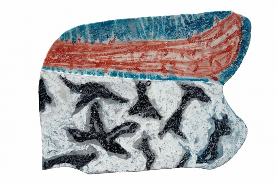 《無(wú)題》 167×122cm 綜合材料 2014

