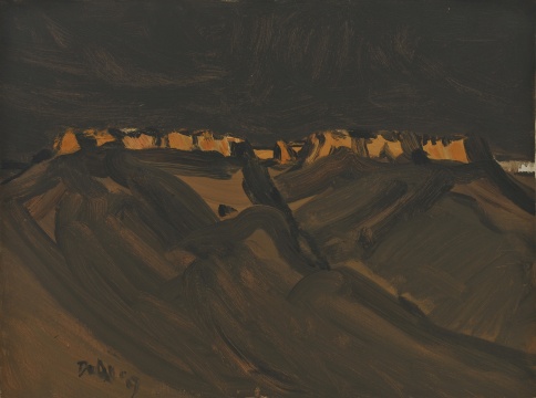 《鐵山古堡》 60×80cm 布面油畫 2009
