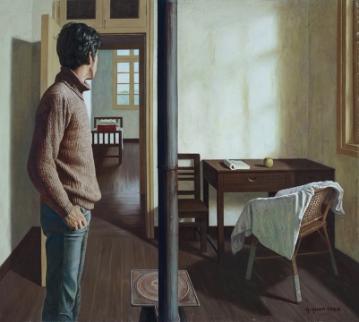 
袁慶一《春天來了》 170×189cm 布面油畫 1984
成交價：2127萬元

