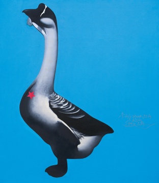 李山《胭脂系列——每星期的第7天：62號》150×130.5cm 布面油畫 1994
成交價：207萬元
