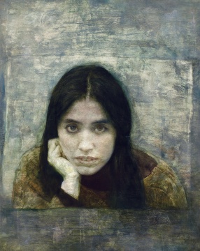 何多苓 《小翟的肖像》 100×80cm 布面油畫 1997
成交價：345萬元
