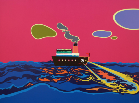 高瑀 《沉默的夜航》 149×199cm 布面丙烯 2009
成交價：10.15萬
