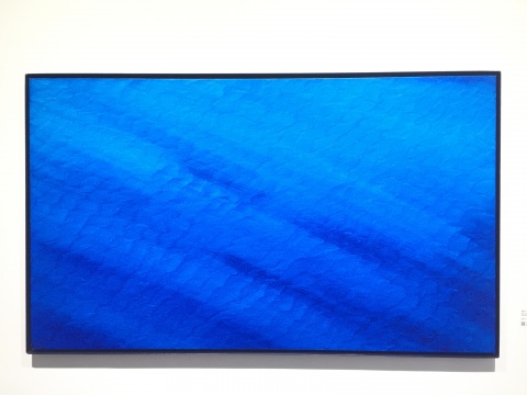 《證悟·藍NO.24》 106×180cm 布面油畫 2016

