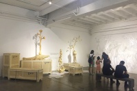 跨媒介的人性剖析 “影射：幕布上的實像”在山藝術(shù)開幕,蒼鑫,蘇旺伸,黨若洪,金玄植,樸成泰