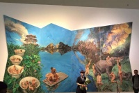 良辰美景秋涼天 喻紅個(gè)展“游園驚夢(mèng)”于中央美術(shù)學(xué)院美術(shù)館開幕,喻紅,范迪安