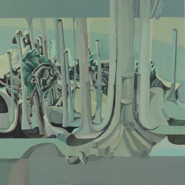 卜鏑 《2016-4#》 180×180cm 布面丙烯 2016 