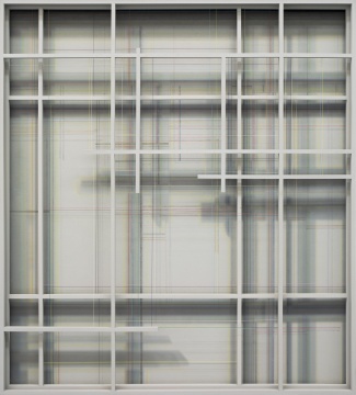 顧亮 《線索-11》206×186cm 布面綜合材料 2016
