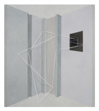 顧亮《線索-08》 100×90cm 布面油彩 2016
