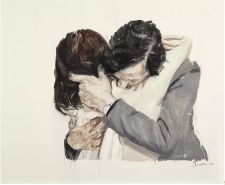《擁抱 4》  50X60CM 布面油畫 2016
