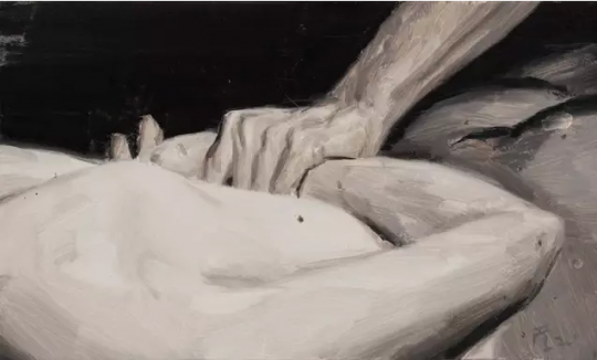 《瞬間 1》30X50CM  布面油畫   2016
