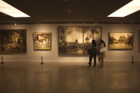 “文脈傳薪”中國美術(shù)館開展 ，寫意油畫呈現(xiàn)中國精神,范迪安,范迪安,羅工柳,劉海粟,吳冠中,戴士和,吳冠中,詹建俊,朱德群,吳大羽