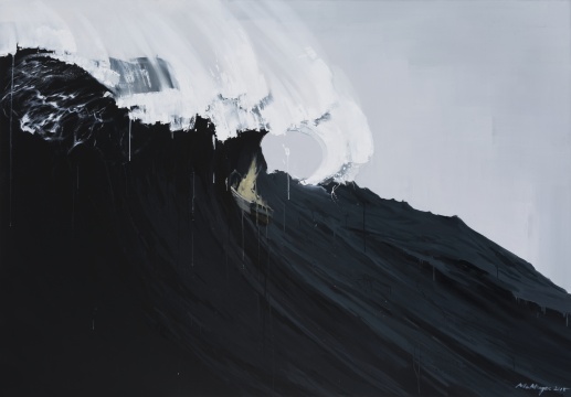 《安靜的詩No.2》 190×270cm 布面油畫 2015
