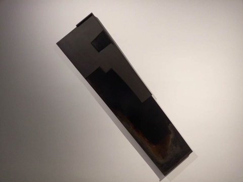 《無跡》 180×160cm 木板大漆 2017
《無跡》 180×160cm 木板大漆 2017