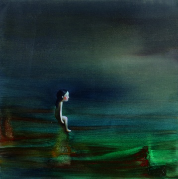 陳可《直到世界盡頭NO.1》50x50cm 布面油彩 2006年
