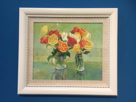 閔希文 《瓶花》 51×61cm 布面油畫 2003.11
閔希文 《瓶花》 51×61cm 布面油畫 2003.11