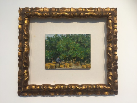 費(fèi)以復(fù) 《收獲臍橙》 25×33cm 木板油畫 費(fèi)以復(fù) 《收獲臍橙》 25×33cm 木板油畫