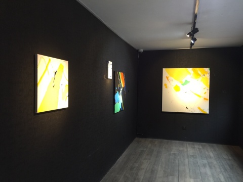 展覽現(xiàn)場展出的朱佩鴻作品
