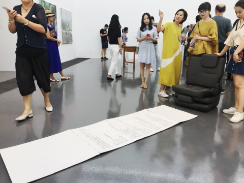 楊蕊在展覽現(xiàn)場(chǎng)
