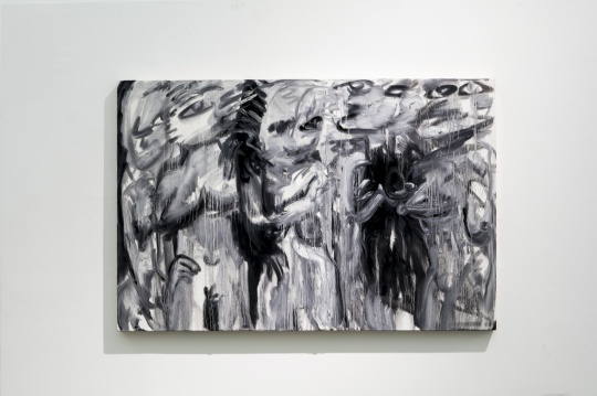 《淖中花 — 楚女圖》 布面油畫   100 x 150cm 2018 
