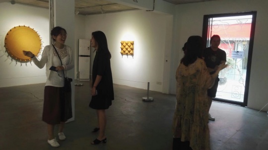 唐國(guó)志個(gè)展“轉(zhuǎn)·象”，凹凸空間展覽現(xiàn)場(chǎng)
